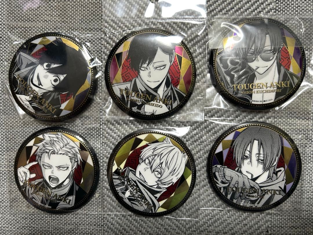 桃源暗鬼　メタリック缶バッジ　淀川真澄　並木度馨　朽森紫苑　隊長　同期　まとめ