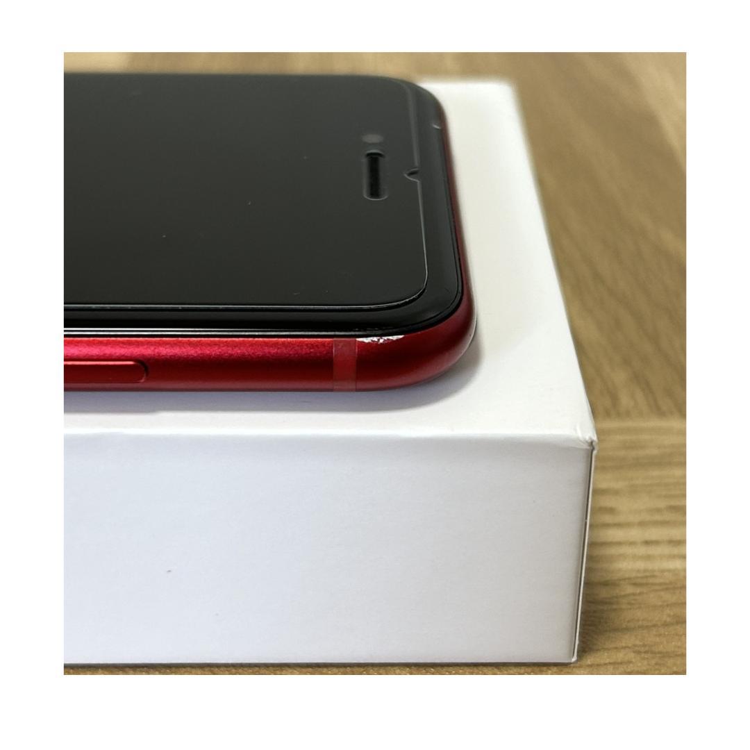 iPhoneSE3 64GB RED SIMフリー　新品バッテリー