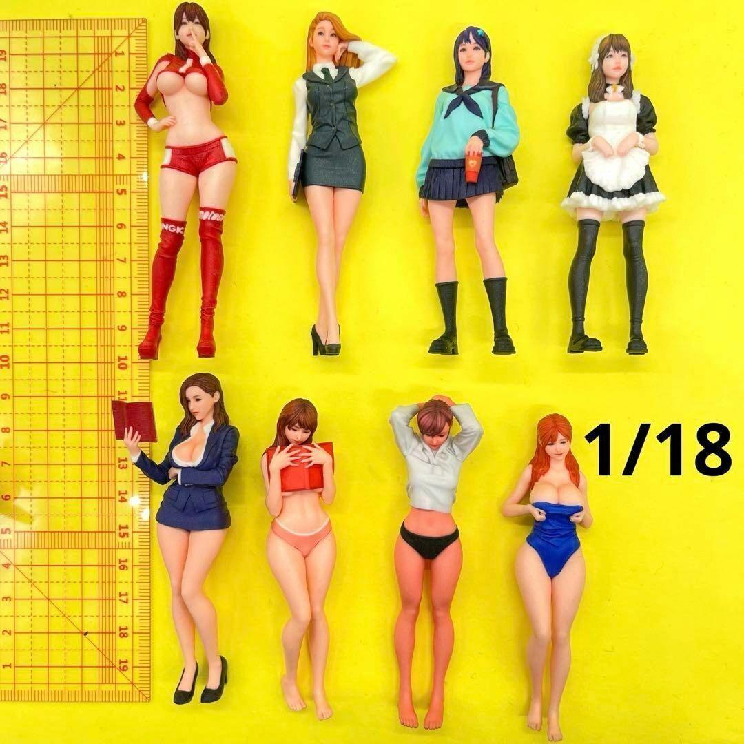 1/18 オーシャンコスモス　フィギュア8体　完成品　1/64より大