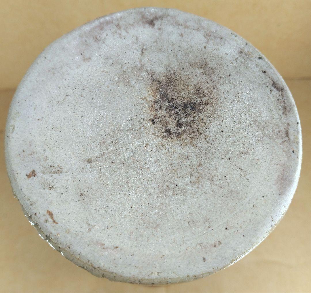 浜田庄司(濱田庄司) 花生(益子焼掛分花瓶) 共箱 益子焼 人間国宝