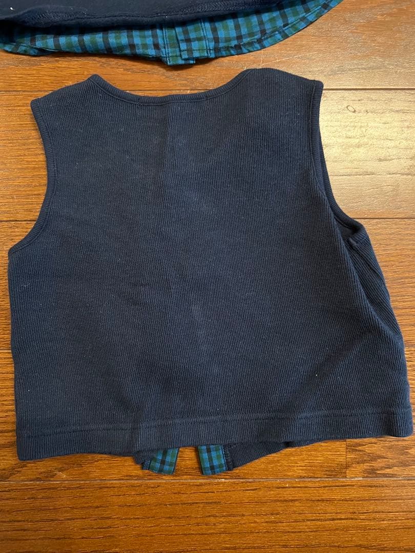 familiar フォーマルセットアップ 80cm ネイビー　男の子