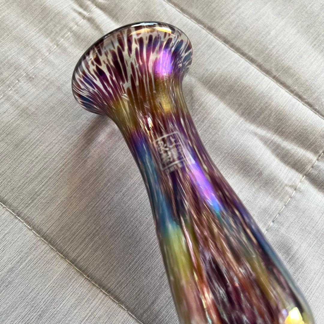 上野良樹 ガラス作家　ガラス　花瓶 フラワーベース