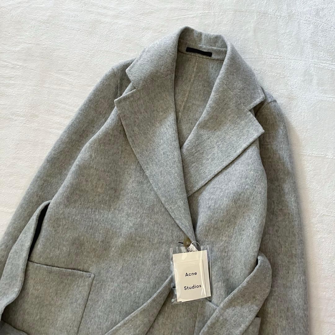 【新品タグ付】Acne Studios チェスターコート ロング丈ダブルウール