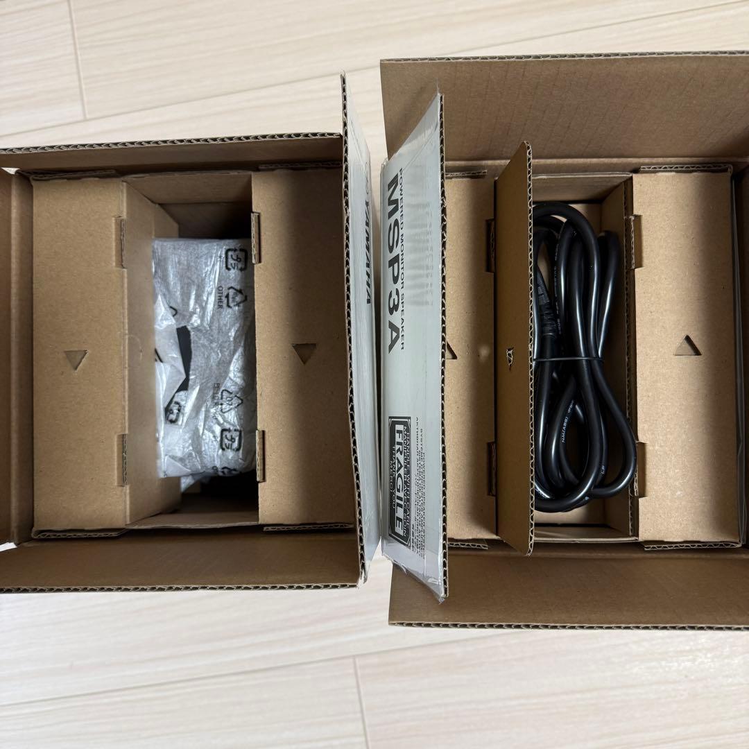 【セット】YAMAHA MSP3A モニタースピーカー+スタンド+ケーブル