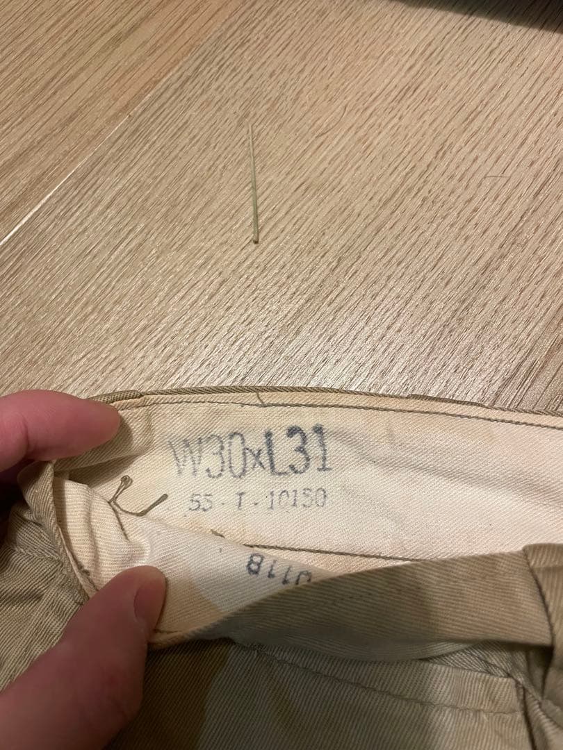 50's US ARMY チノトラウザーズ チノパン W30xL31