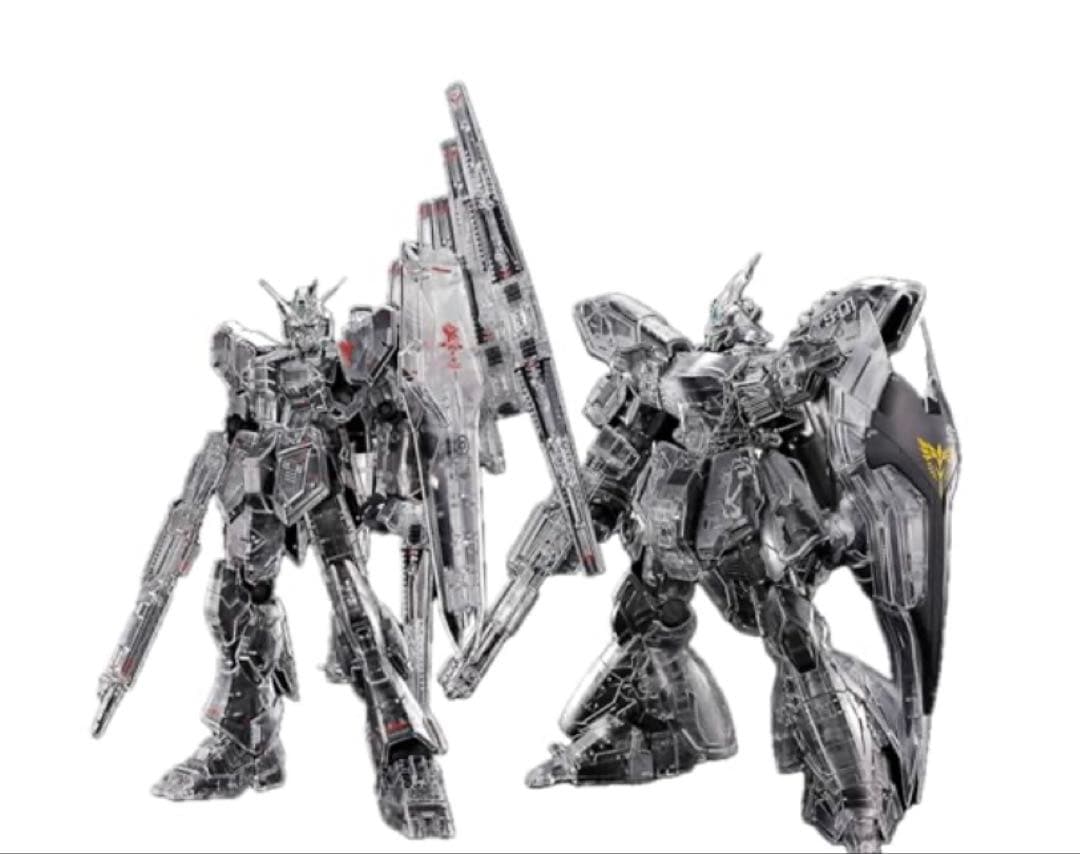 4機セットMG サザビー ＆ MG νガンダム Ver.Ka メカニカルクリア
