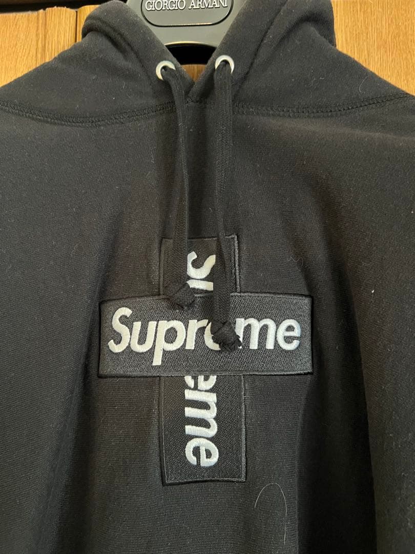 まりっぺ 様　Supreme Cross Box Logo 黒 Ｌ