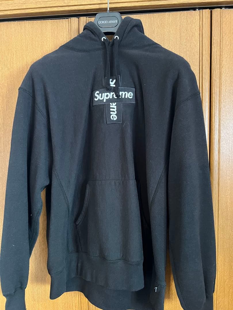 まりっぺ 様　Supreme Cross Box Logo 黒 Ｌ