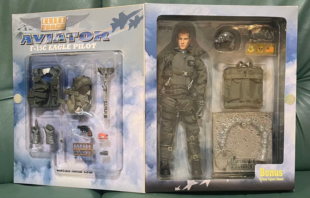 ミリタリー ELITE FORCE AVIATOR F-15C & Apache Pilot