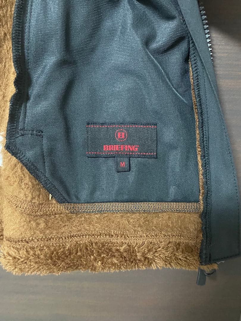 y*i様 BRIEFING フリースベスト M ブラウン