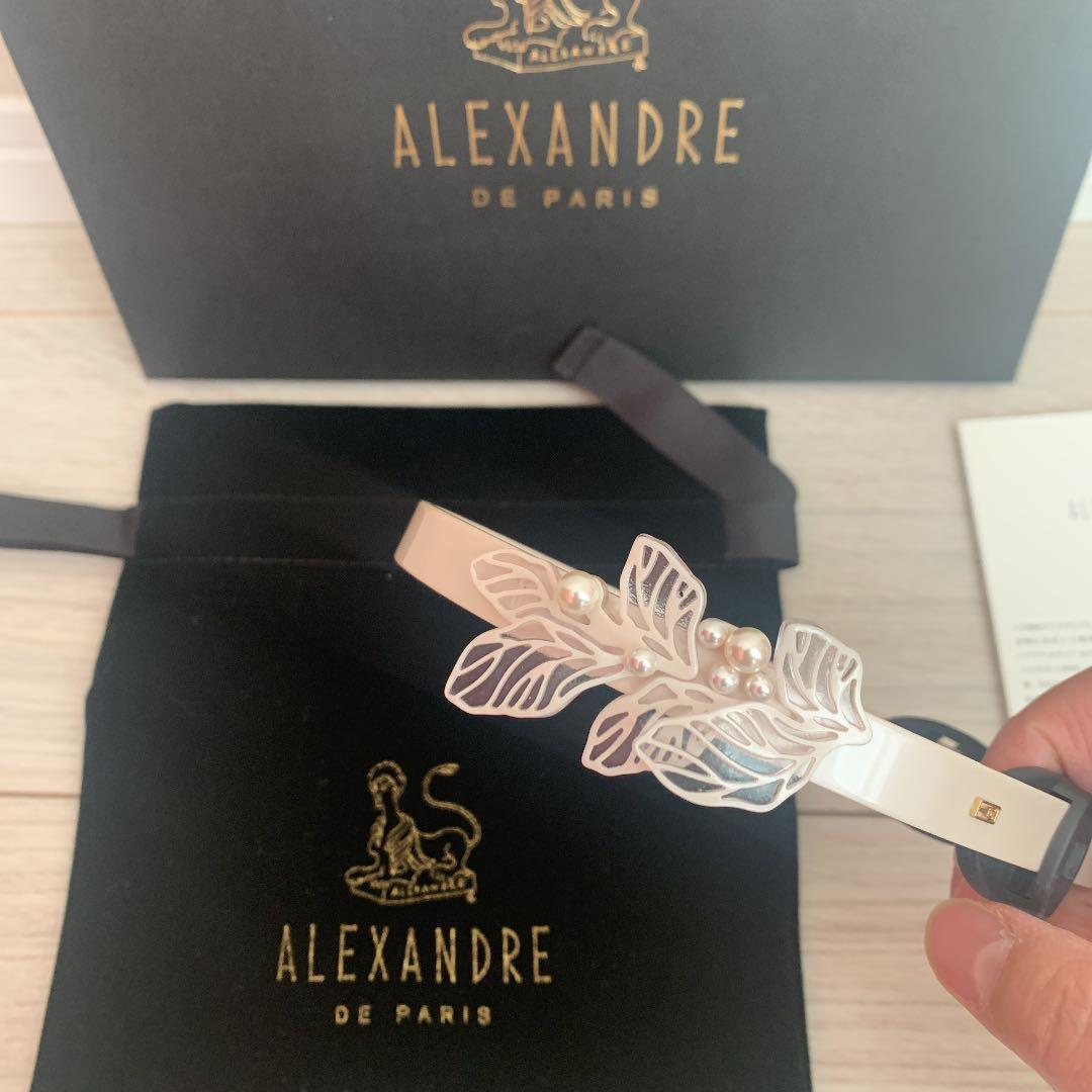 ゆり⭐︎2021年秋冬モデル　アレクサンドルドゥパリ　カチューシャ　三越限定