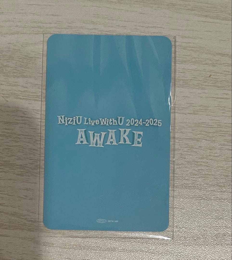 NiziU マユカ 直筆サイン入りトレカ✧˖°