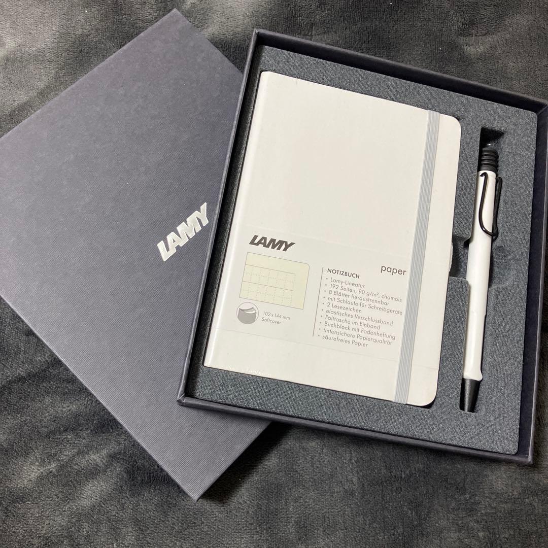 LAMY ラミー　限定品　ブラッククリップ　A6ノート　セット