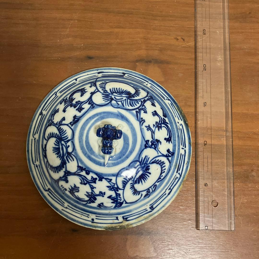 中国？ 壺 蓋 当時物 骨董 アンティーク 昭和レトロ