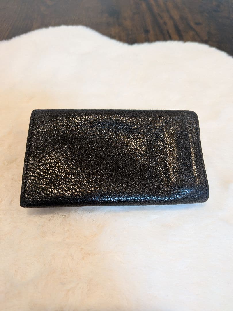 美品✨️エルメス セリエ デュイクレ6 ブラック レザー キーケース