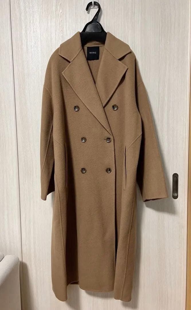 新品N.O.R.Cダブルロングリバーコート　チェスターコート