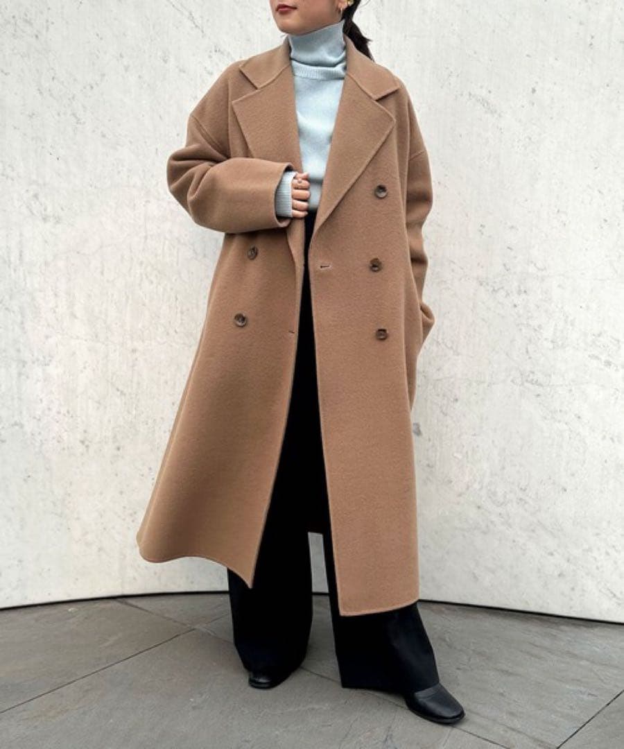 新品N.O.R.Cダブルロングリバーコート　チェスターコート