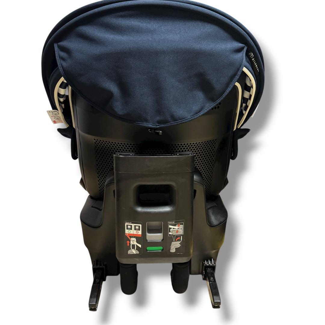 エールベベ クルット5i Oui チャイルドシート ISOFIX ネイビー