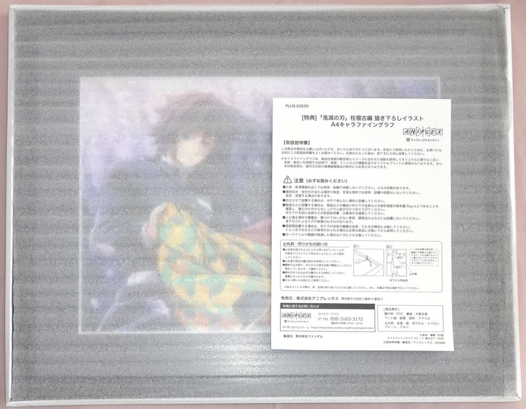 鬼滅の刃 柱稽古編 冨岡義勇 キャラファイングラフ アニプレックス全巻購入特典