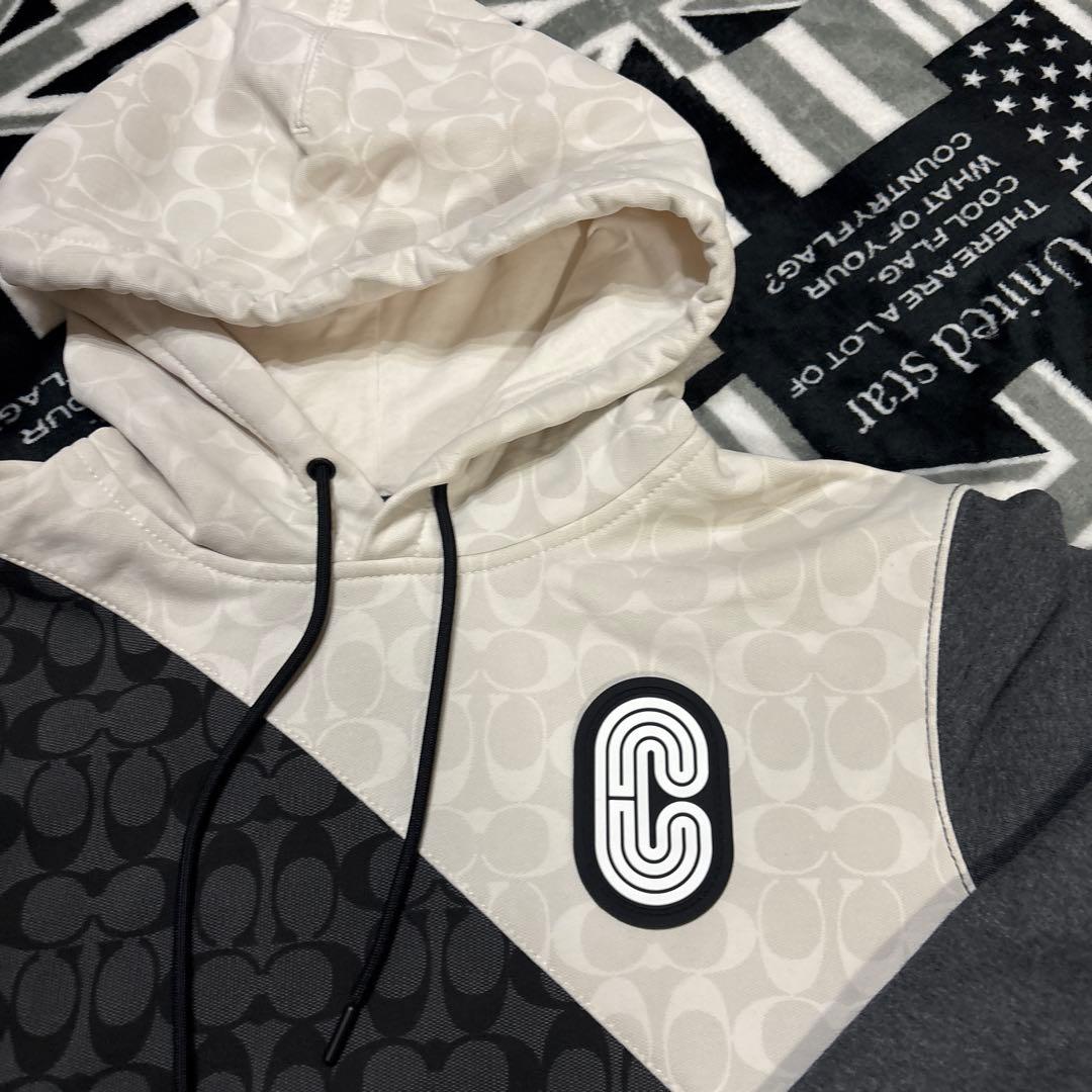 えくすた　コーチ　シグネチャープルオーバー　斜めパターン Ｓサイズ