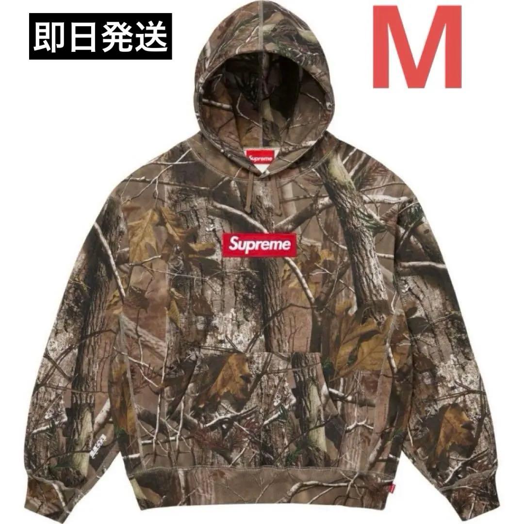 トップス Supreme Box Logo Hooded Realtree AP Camo