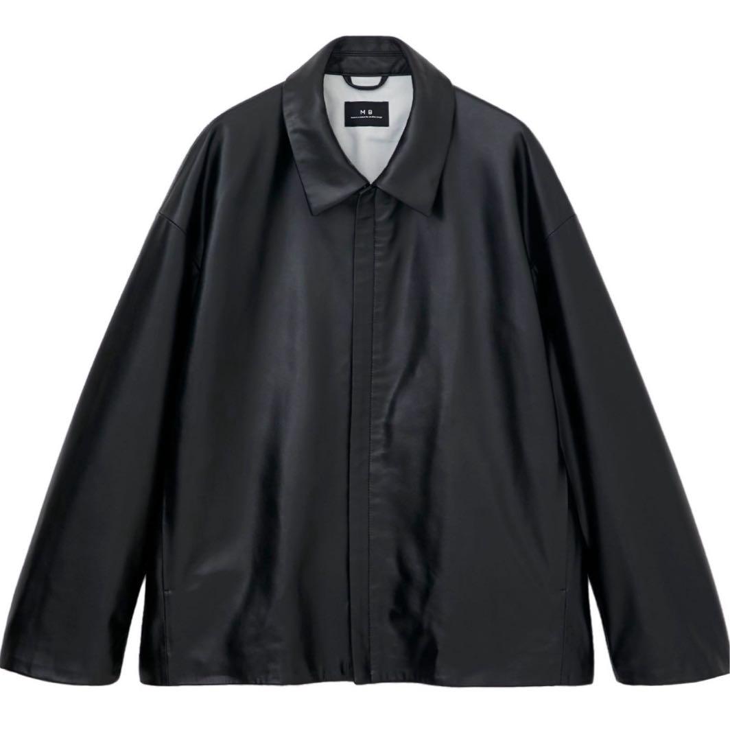 美品✴︎ MB別注 STUDIOUS 撥水ラムレザーライダースジャケット サイズ2