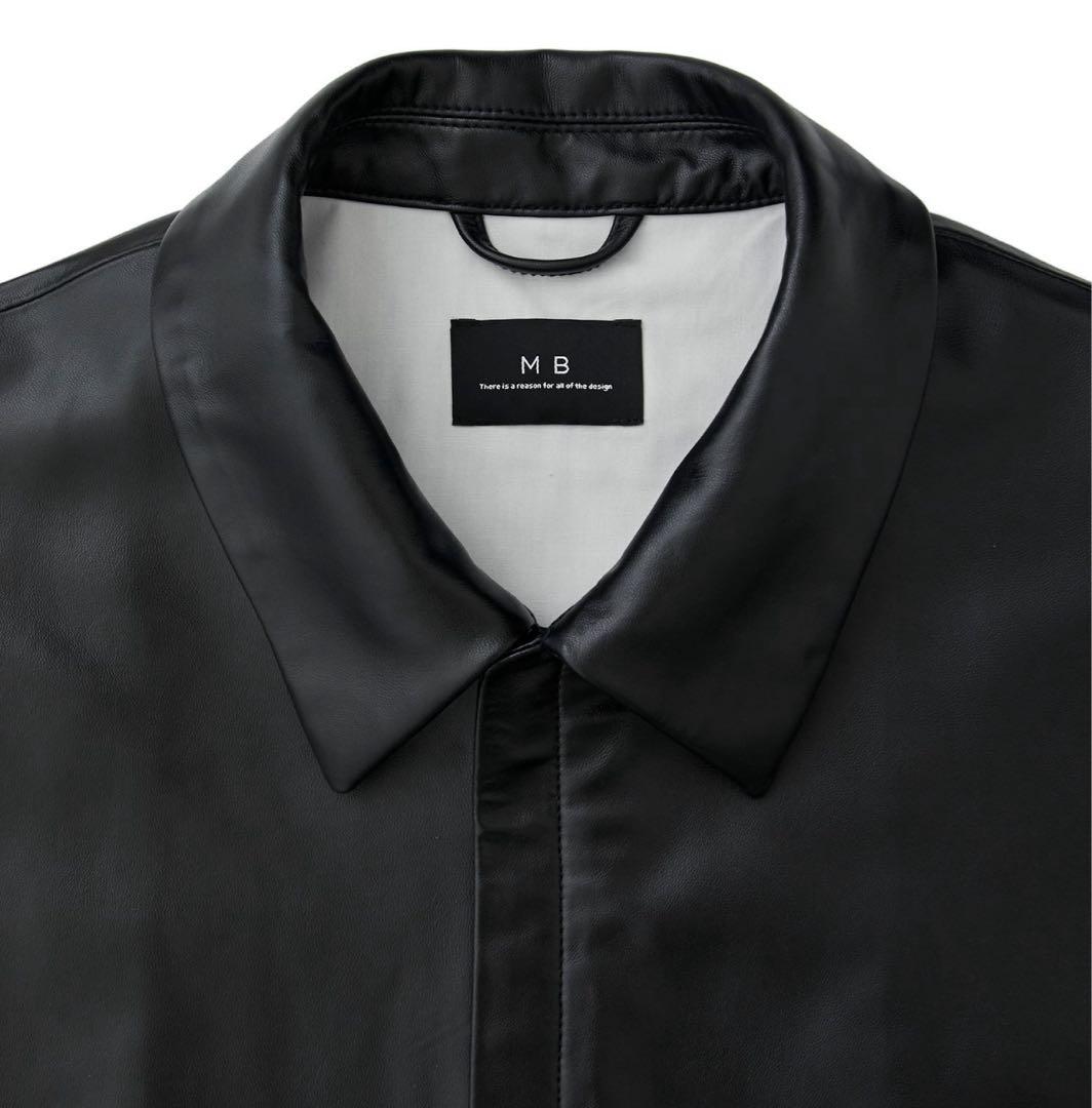 美品✴︎ MB別注 STUDIOUS 撥水ラムレザーライダースジャケット サイズ2