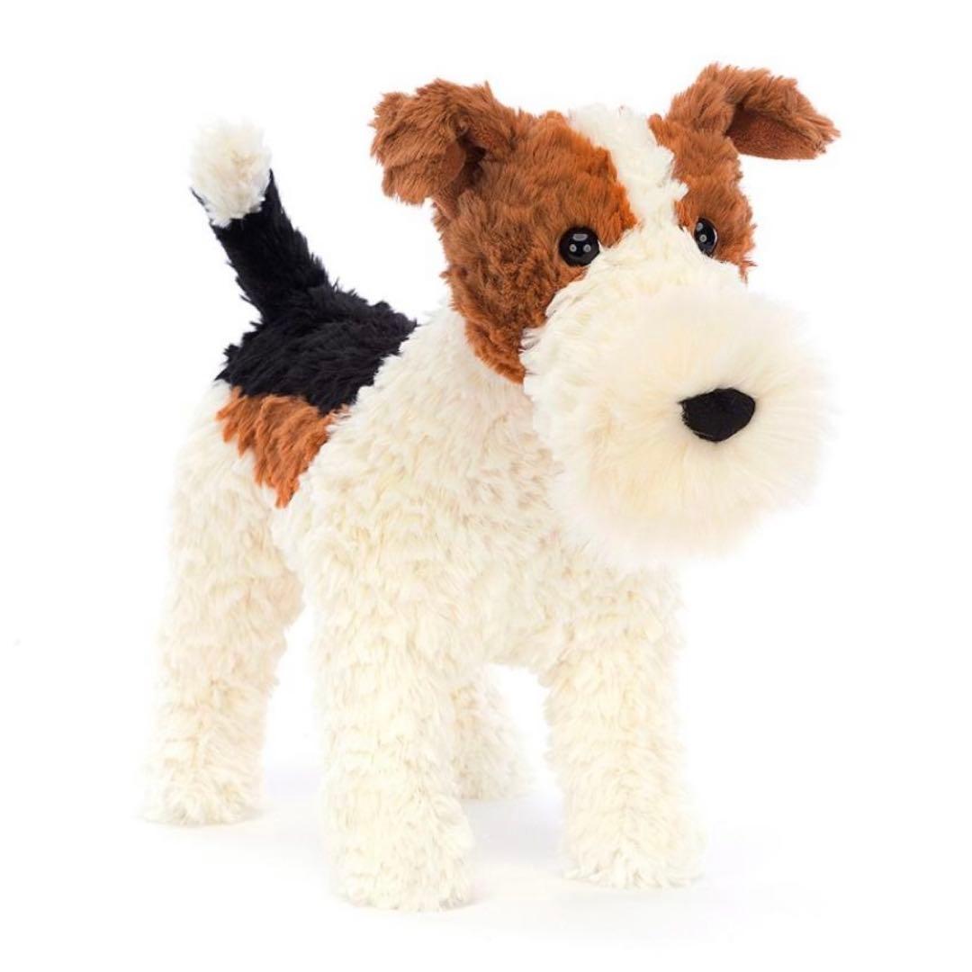 廃盤　新品　ジェリーキャット　犬　ドッグ　フォックステリア　いぬ　ぬいぐるみ