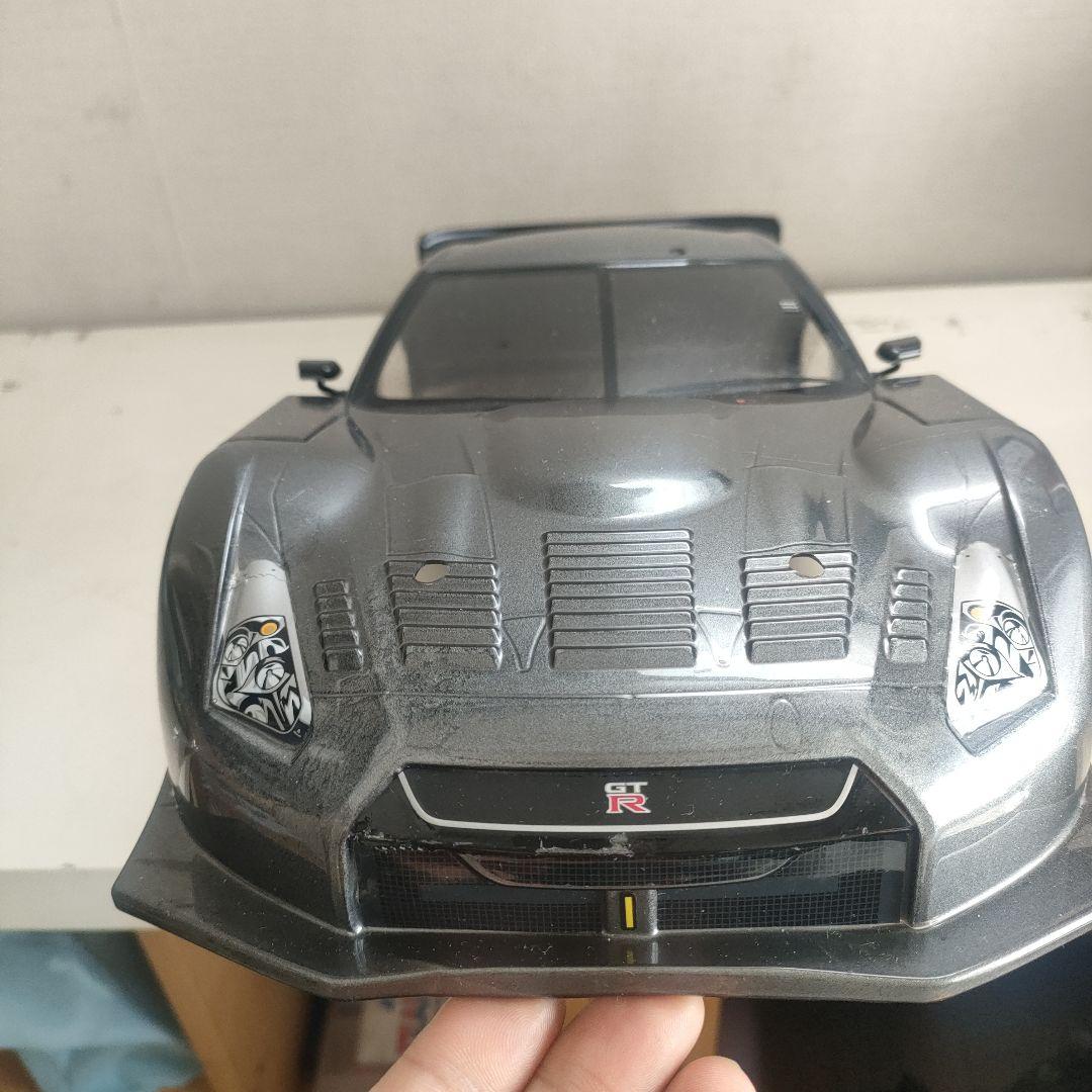 タミヤTA06シャーシ、オプション装備、日産GTRボディ付き