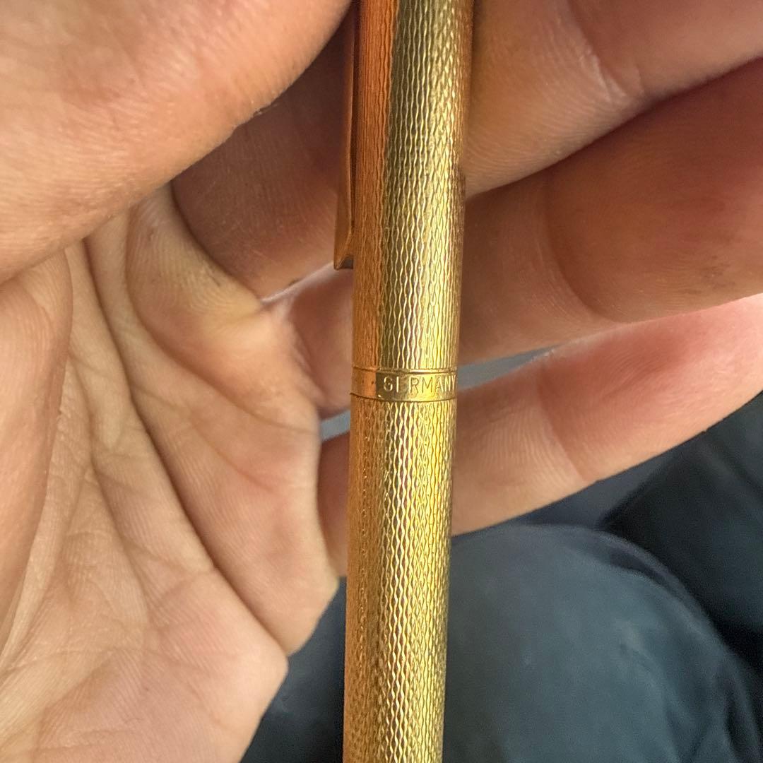 ゴールド ボールペン 本体 テクスチャー付き