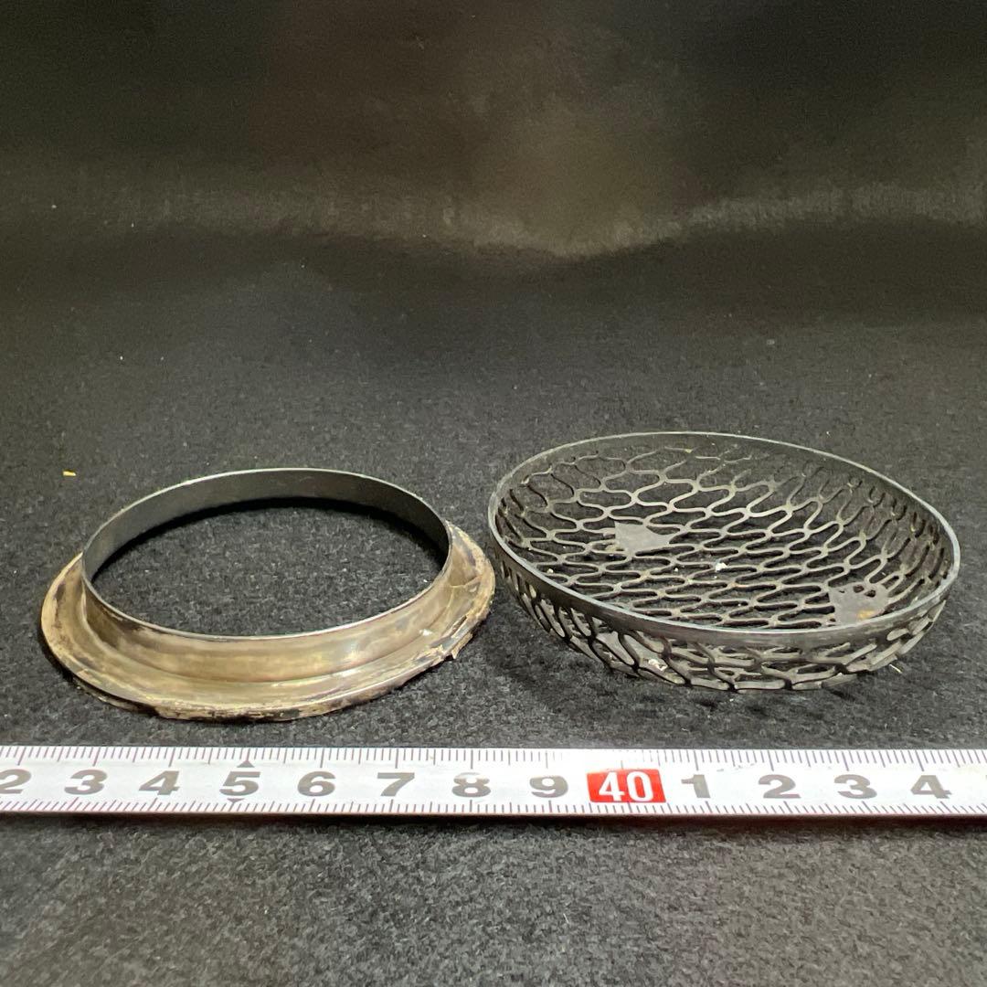 時代　銀火屋青磁香炉　縁外寸約9.5㎝　東Y8-0106①トヒサエ