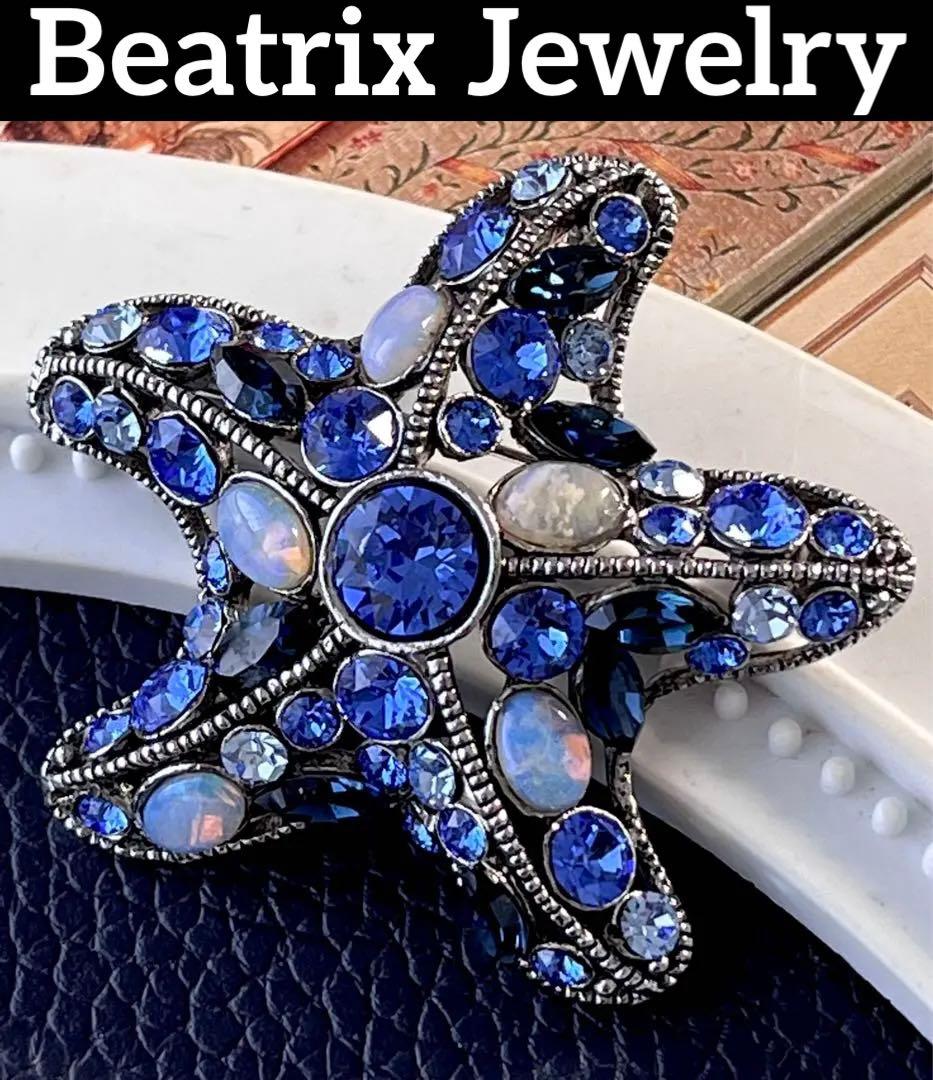 希少！Beatrix Jewelry大ぶり 2wayヴィンテージブローチ9549