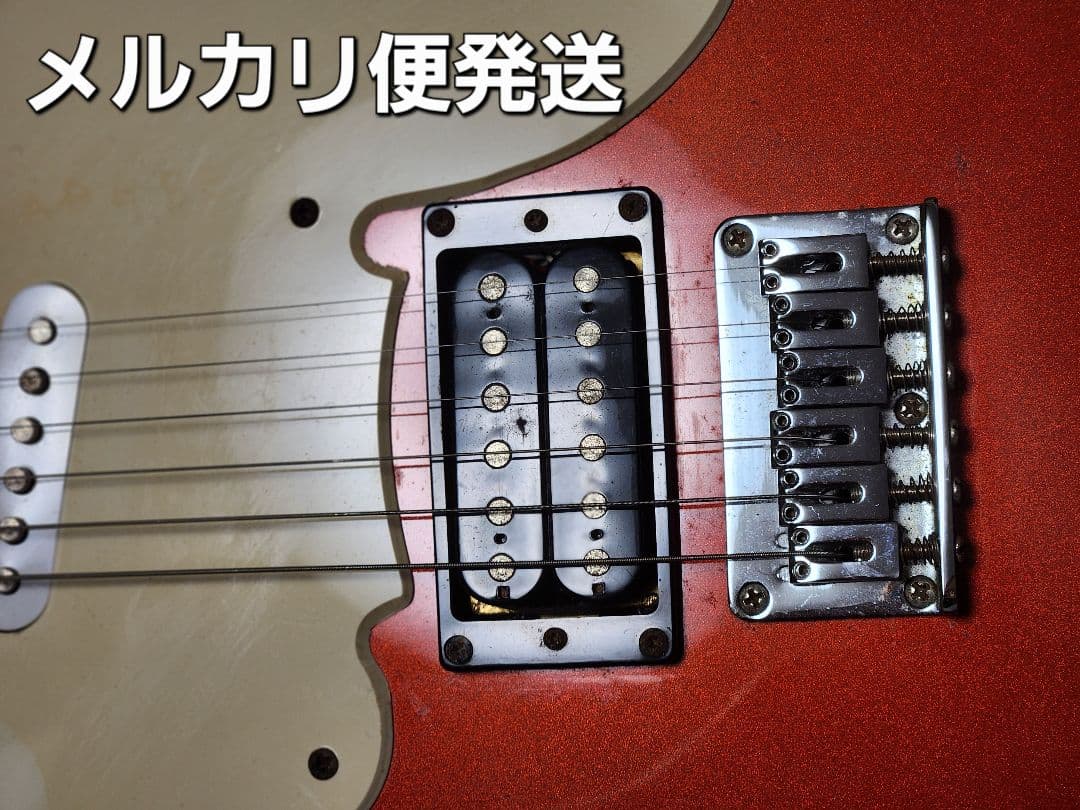改造スクワイヤーSQUIER '51 キャンディアップルレッド