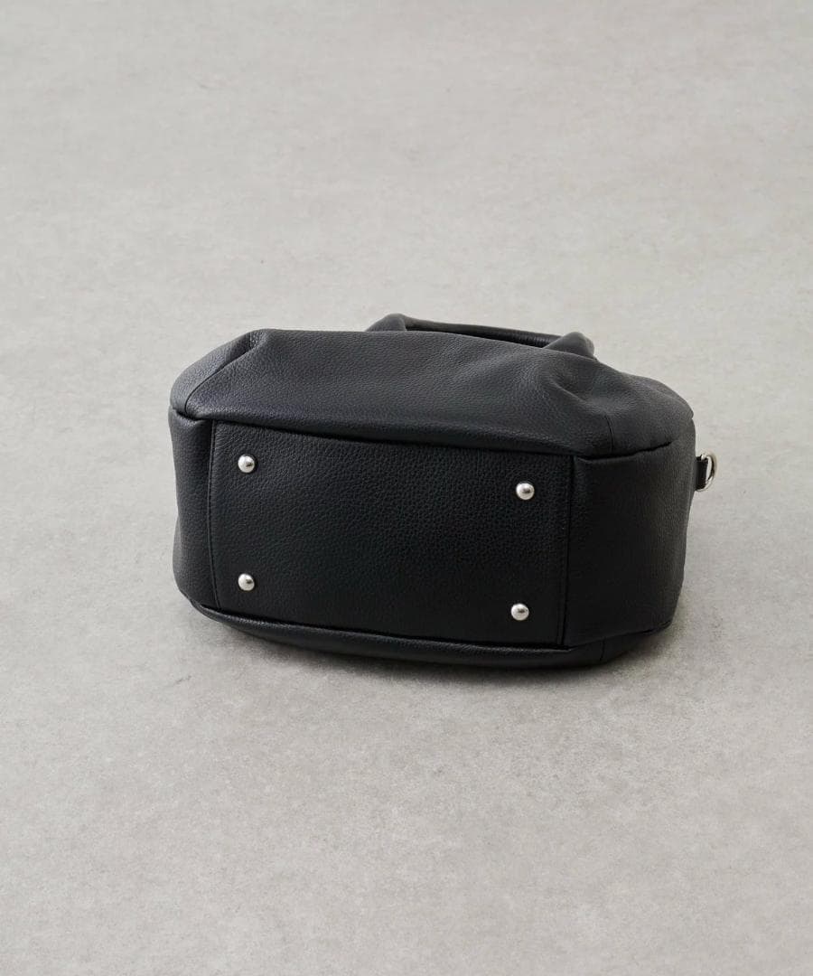 BEARDSLEY ラウンドミニボストンバック　ブラック