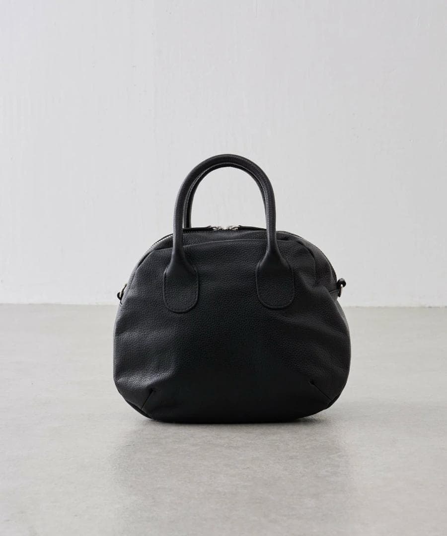 BEARDSLEY ラウンドミニボストンバック　ブラック