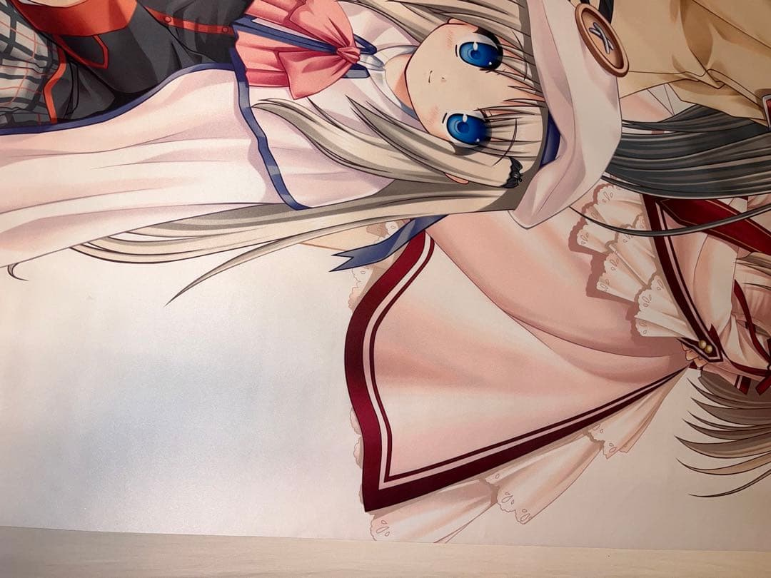 key タイトーくじ　ダブルハッピー賞　等身大超タペストリー　直筆サイン入り