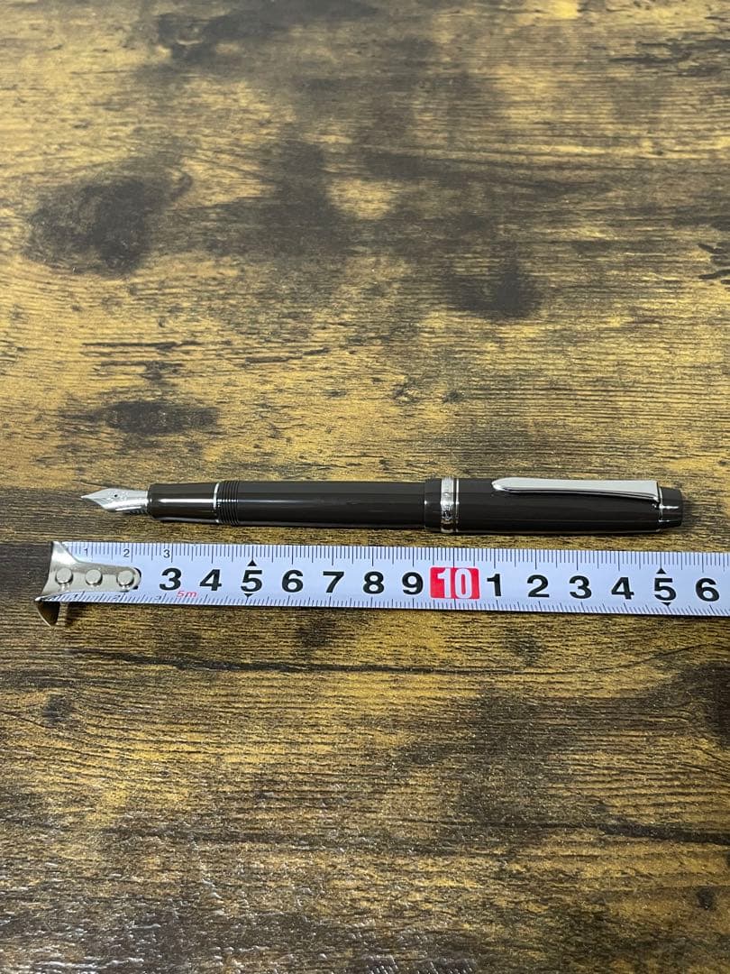 試筆のみ　山栗　カスタム　ヘリテイジ 91 字幅F 万年筆　パイロット