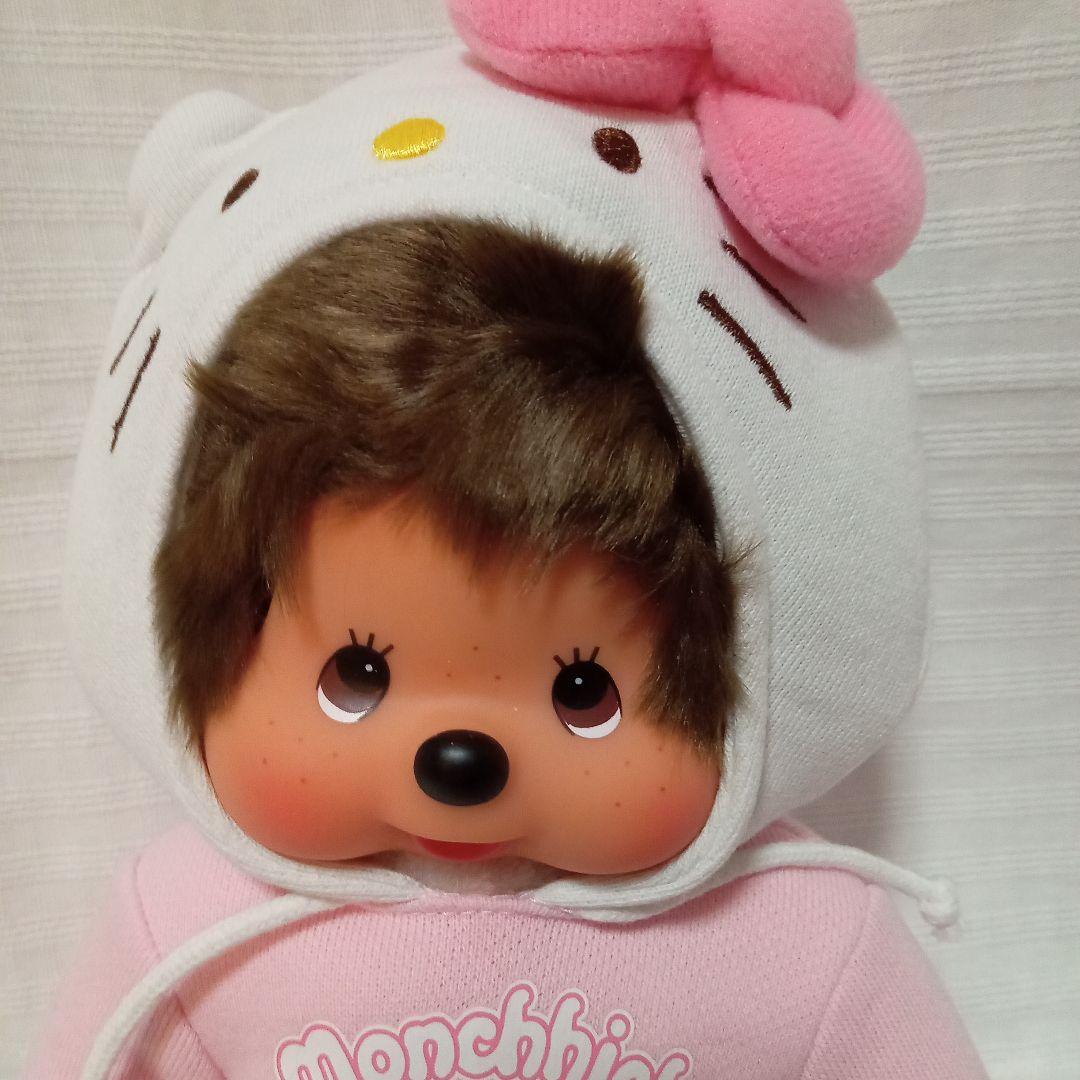 モンチッチ✕ハローキティちょっと大きめМサイズぬいぐるみ