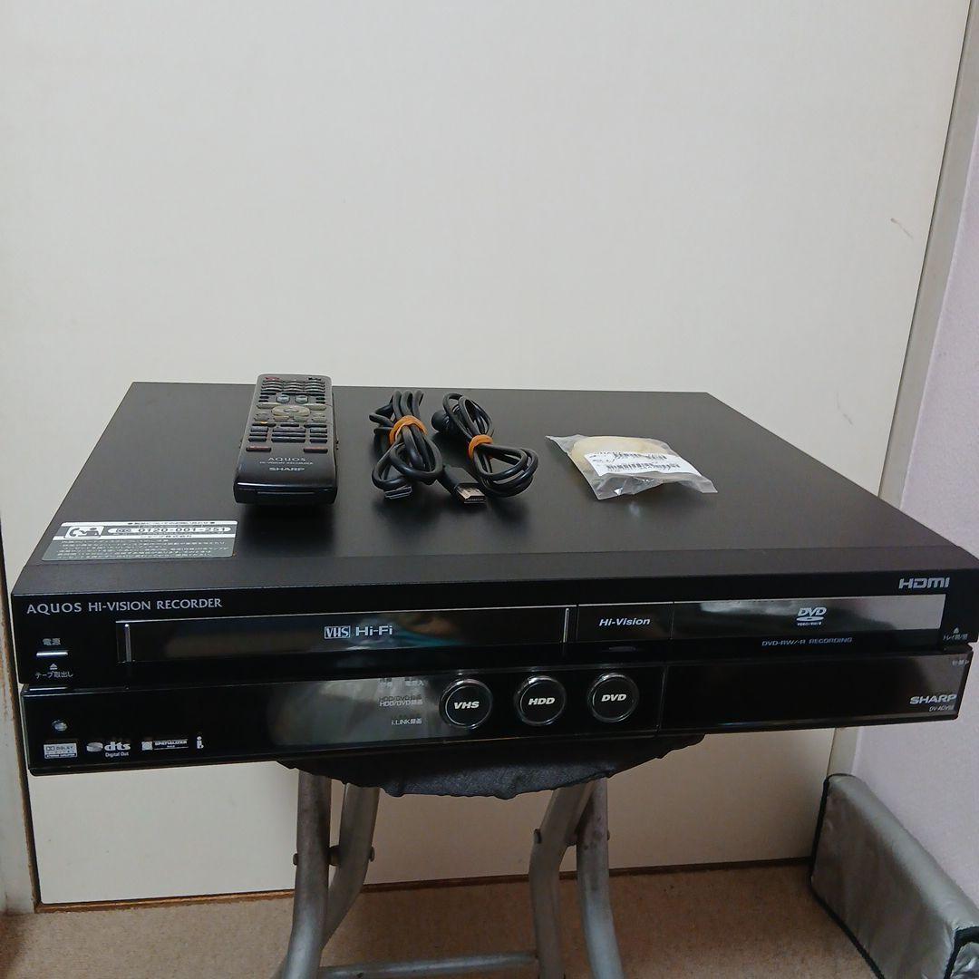 ①SHARP AQUOS DV-ACV52 VHS DVD HDDレコーダー