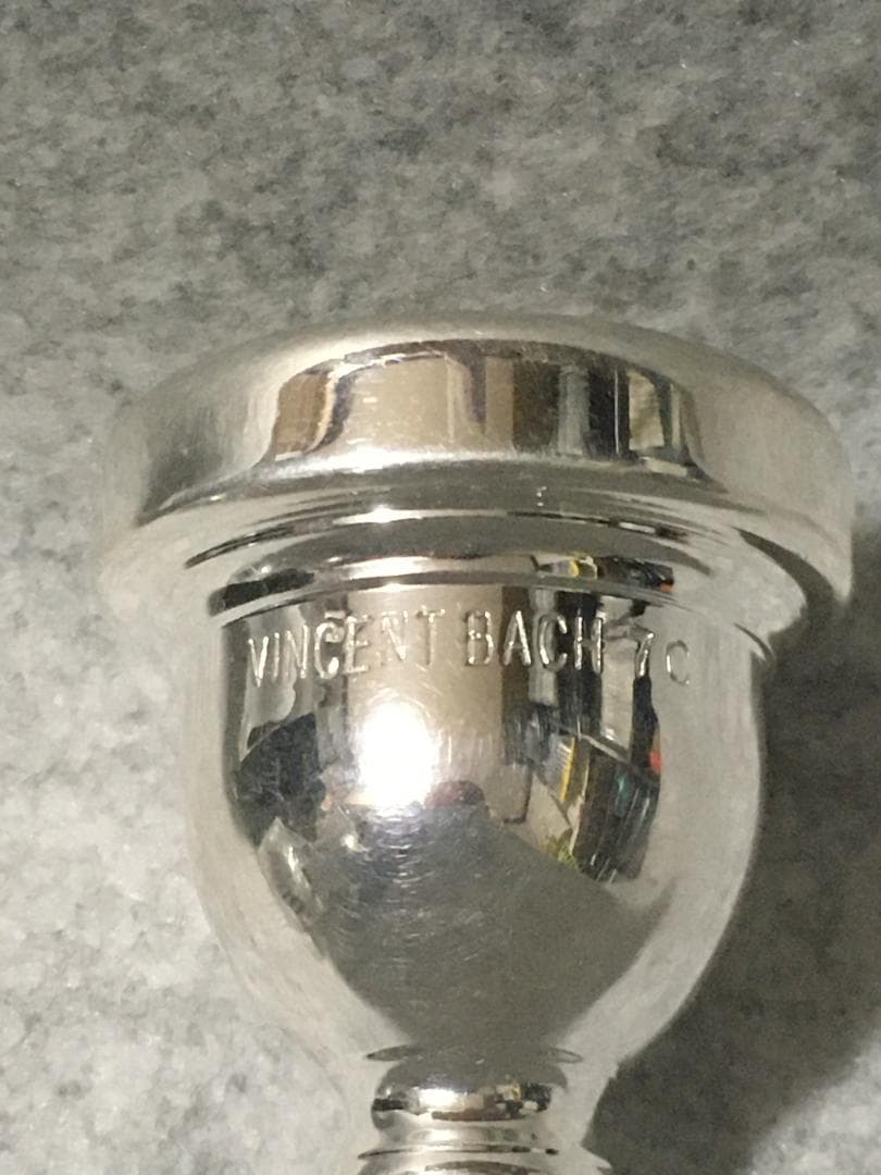 【中古】トロンボーン マウスピース BACH 細管350 7C (a)