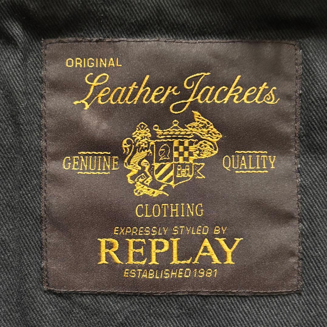 archive replay コーティング 切り替え レザージャケットhedi