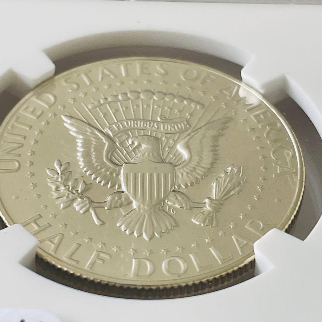 1969 アメリカ　ハーフダラー　銀貨　ケネディ　NGC PF 69 CAMEO