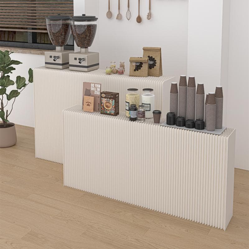 ディスプレイラック展示台セット陳列台 組立不要 折りたたみ長さ2-3ｍ幅42㎝