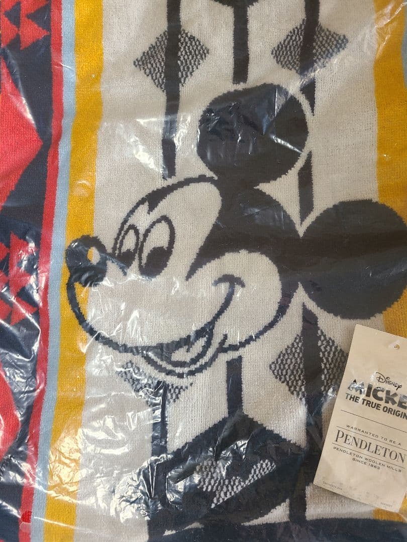 【新品】レア PENDLETON ミッキーマウス ブランケット 90周年 A＆F
