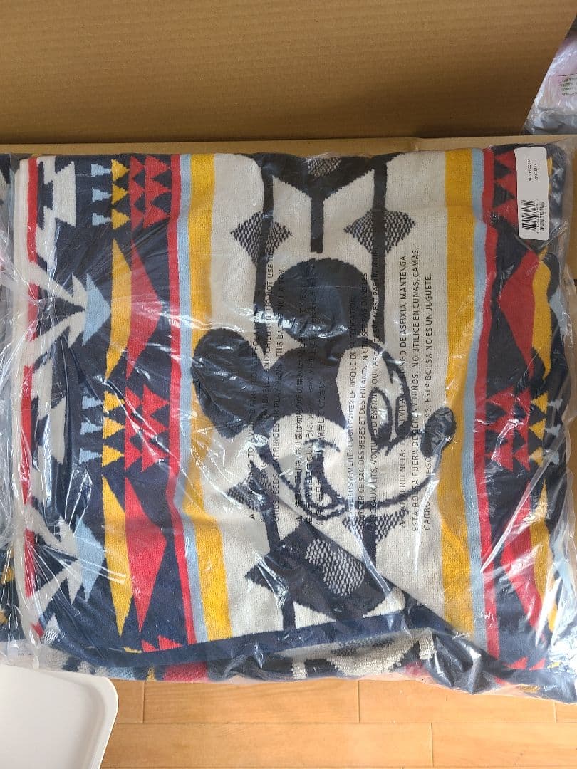 【新品】レア PENDLETON ミッキーマウス ブランケット 90周年 A＆F