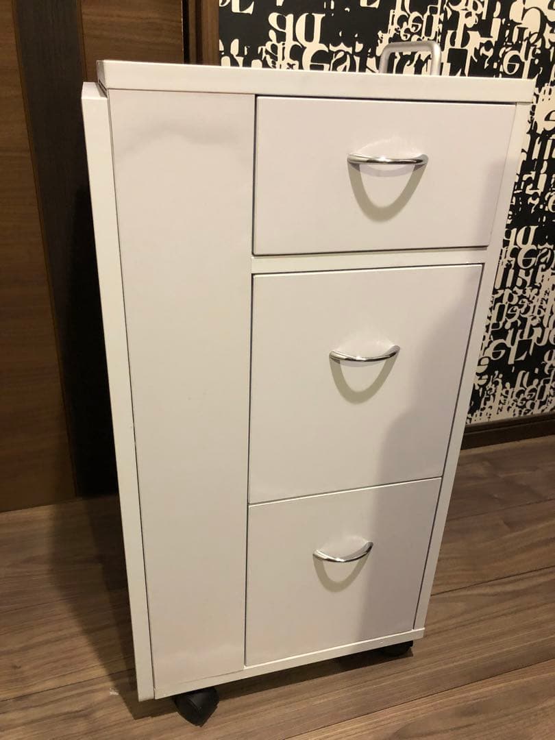 折りたたみ ネイルテーブル ホワイト