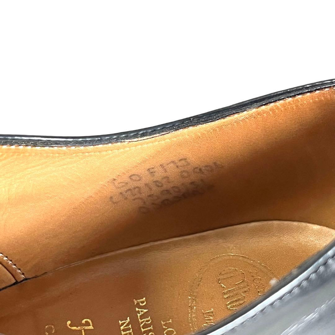 美品 チャーチ UK6 25.0 コンサル ストレートチップ 173 ラスト 黒