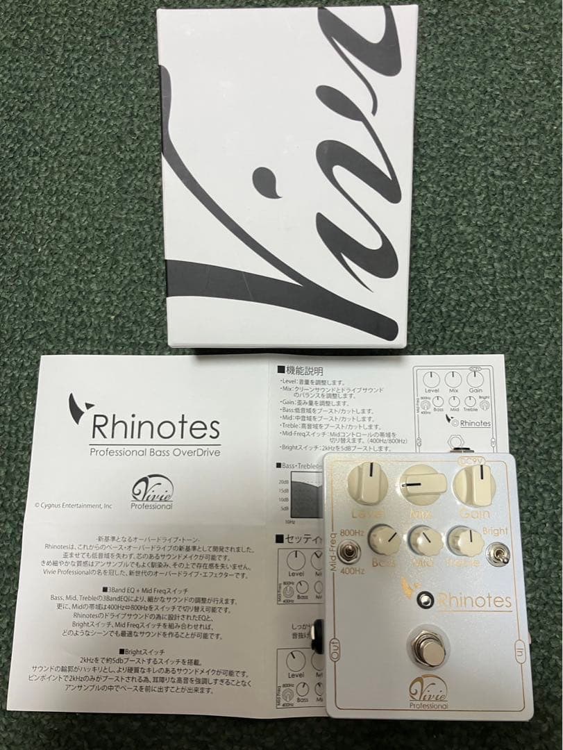 Viva Rhinotes ベース オーバードライブ 限定カラー 白