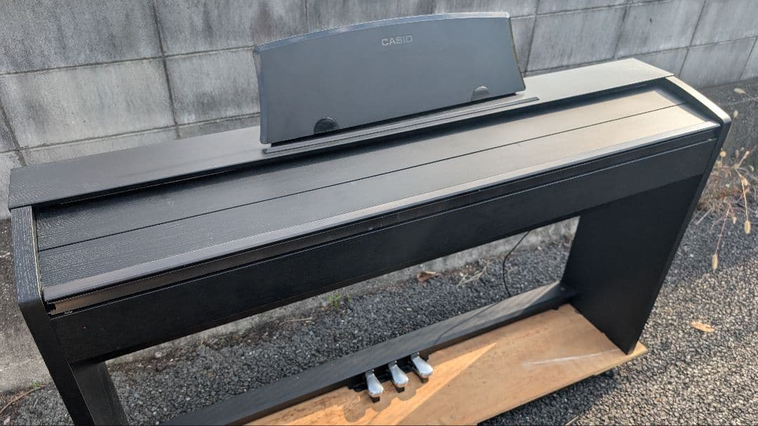 送料込み CASIO 電子ピアノ PX-735 BLACK 2011年製 美品