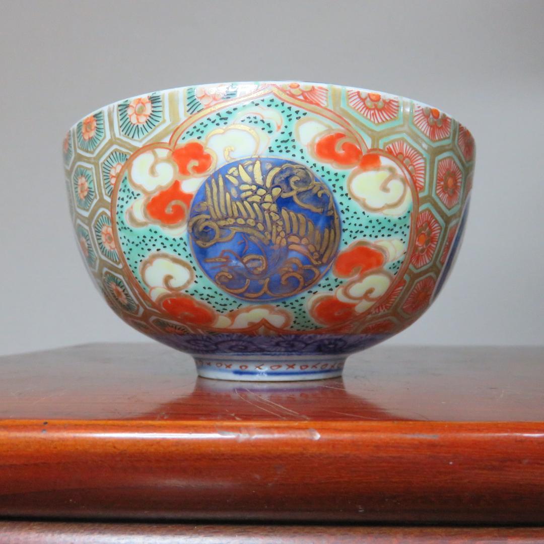 蓋物 ペア 色絵付 錦蒸し茶碗 金彩 古伊万里 蔵出し 初荷